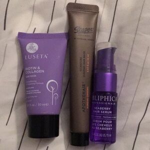 New bundle or 3 travel hair masks: Luseta Apothehair Scapes Obliphica